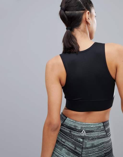 Reebok Training Logo Crop Top Asos