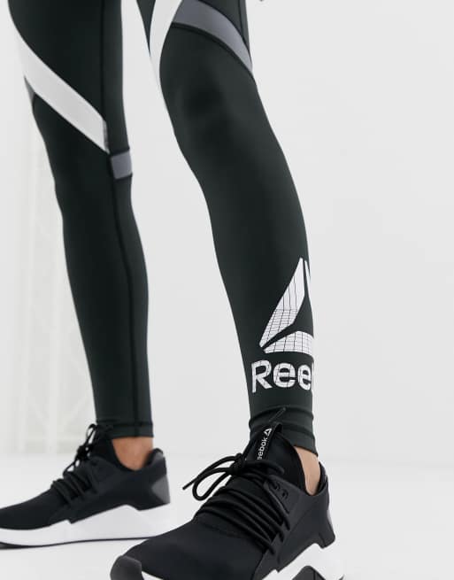 Reebok workout store logo tights ladies