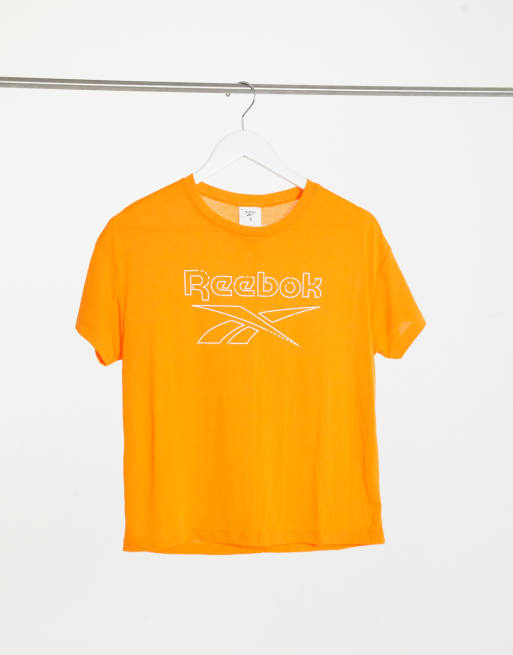 reebok t shirt orange