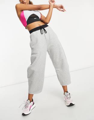 grey high waisted trackies