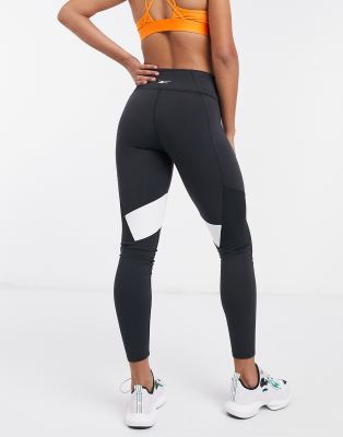 reebok lux colour block leggings