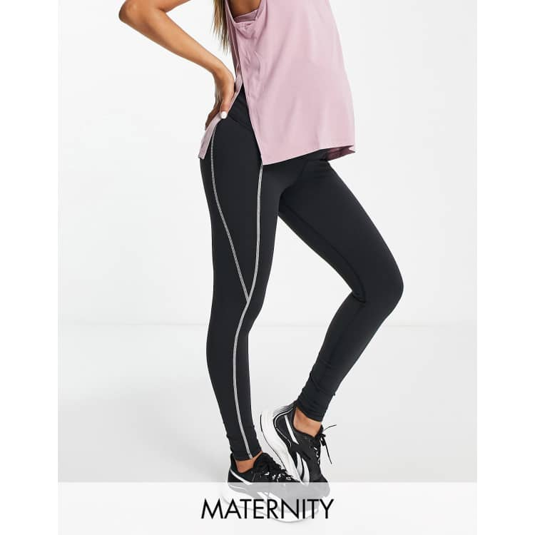 Reebok Training maternity lux 2.0 leggings in black