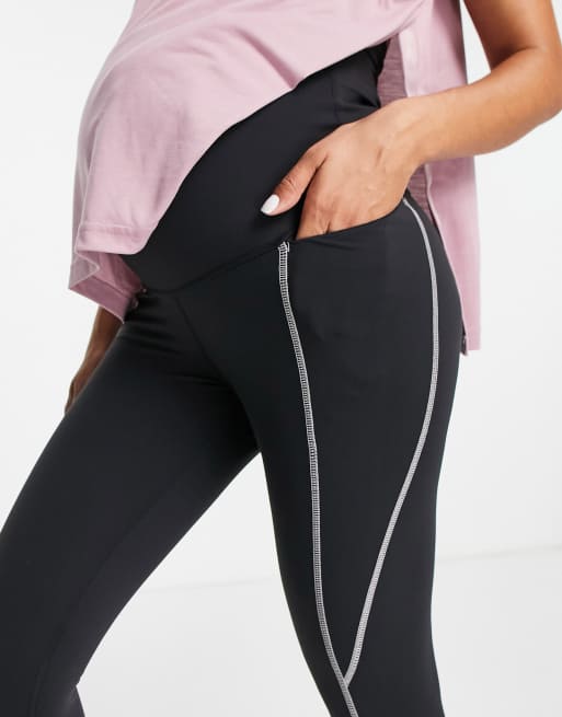 Fabletics, Pants & Jumpsuits, Fabletics Black Leggings And Contrast  Stitching