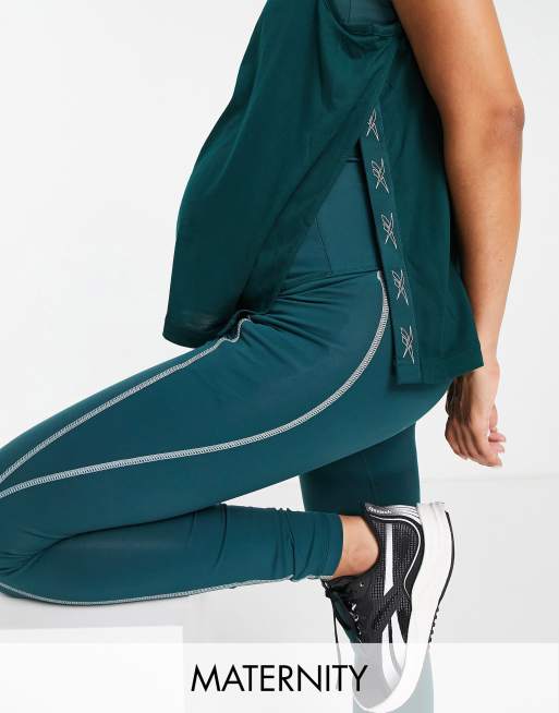 Reebok lux cheap tights green