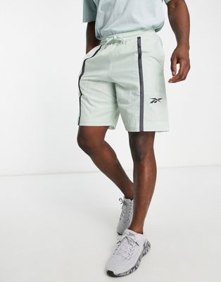 Reebok Training Meet You There woven shorts in mint green