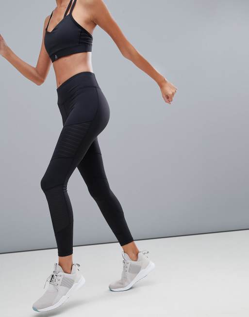 Reebok Training Mesh Leggings In Black |