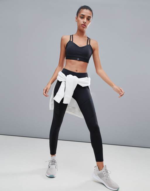 Reebok training mesh store insert leggings