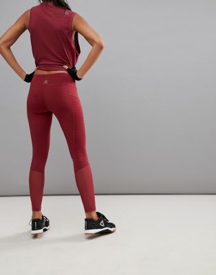 reebok training mesh insert leggings