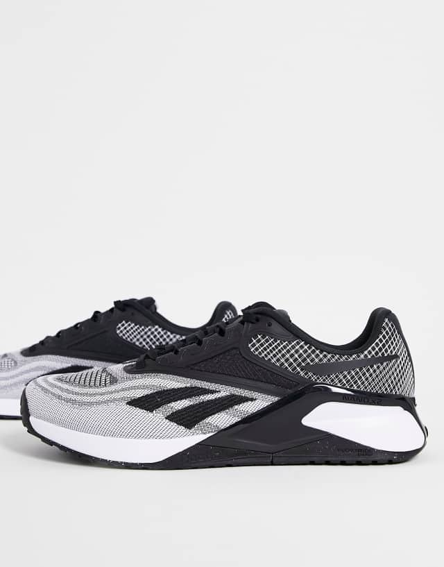 Reebok Training Nano X2 Sneakers in black and white