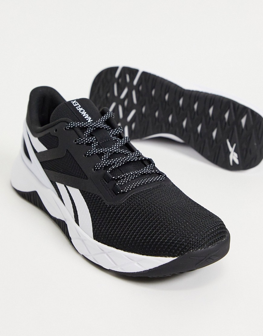 Reebok - Training - Nanoflex sneakers in wit en zwart