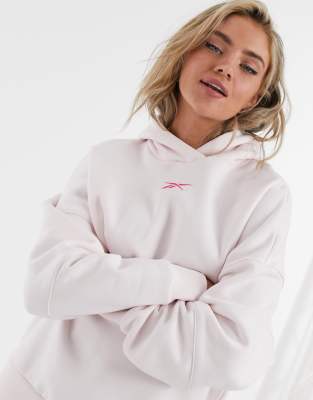 reebok pink hoodie