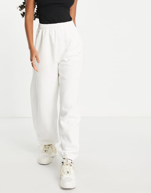 White joggers oversized new arrivals