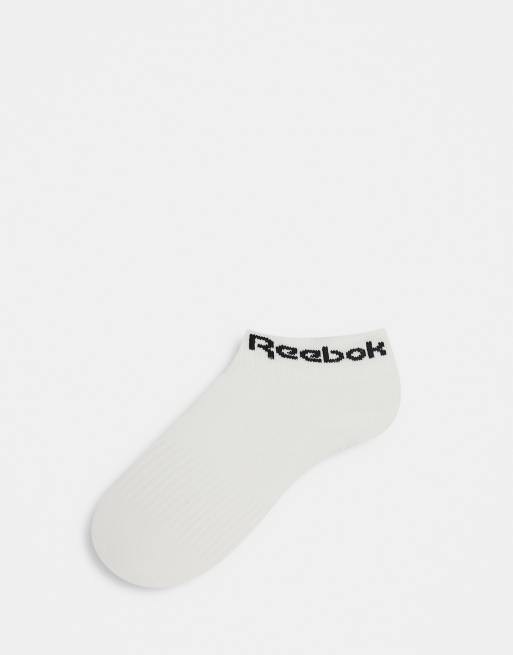Reebok Training - Pakke med 3 par ankelsokker i sort/hvid/grå, 4 af 4