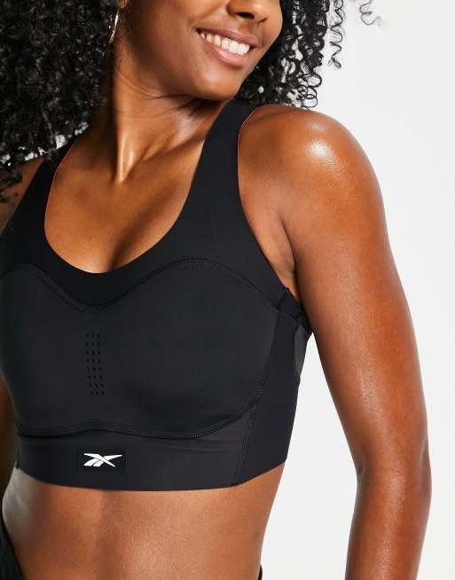 Reebok Training – Puremove – Czarny biustonosz sportowy zapewniający wysokie wsparcie