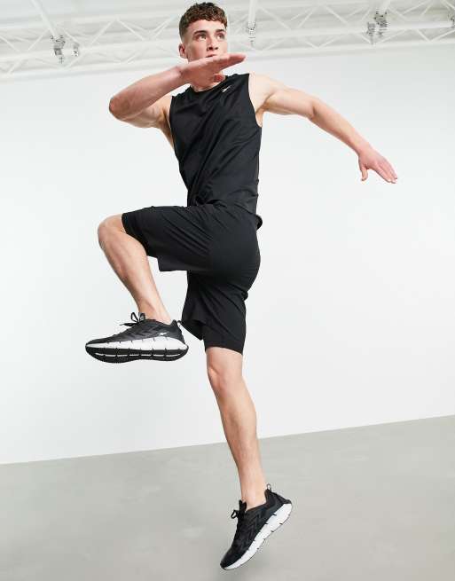 Reebok Training sleeveless tech tank top in black, 4 of 4