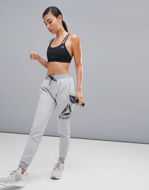 Reebok Training Slouchy Sweatpants In Grey