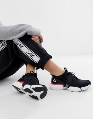 Reebok Training Split Flex Sneakers In Black With Color Pops | ASOS