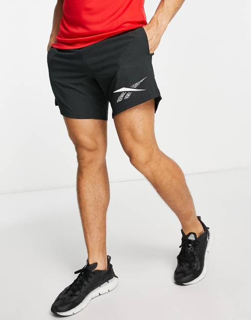 Pantaloncini neri sales reebok