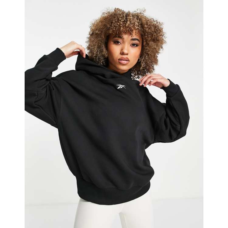 Reebok Training Studio oversized hoodie in black | ASOS