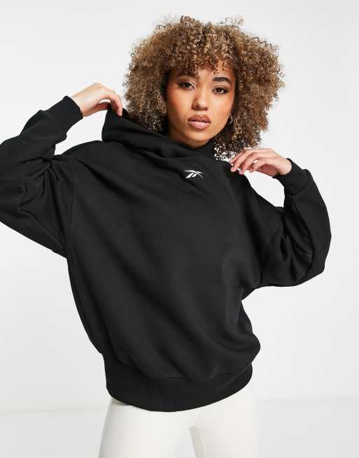 Black reebok hot sale hoodie