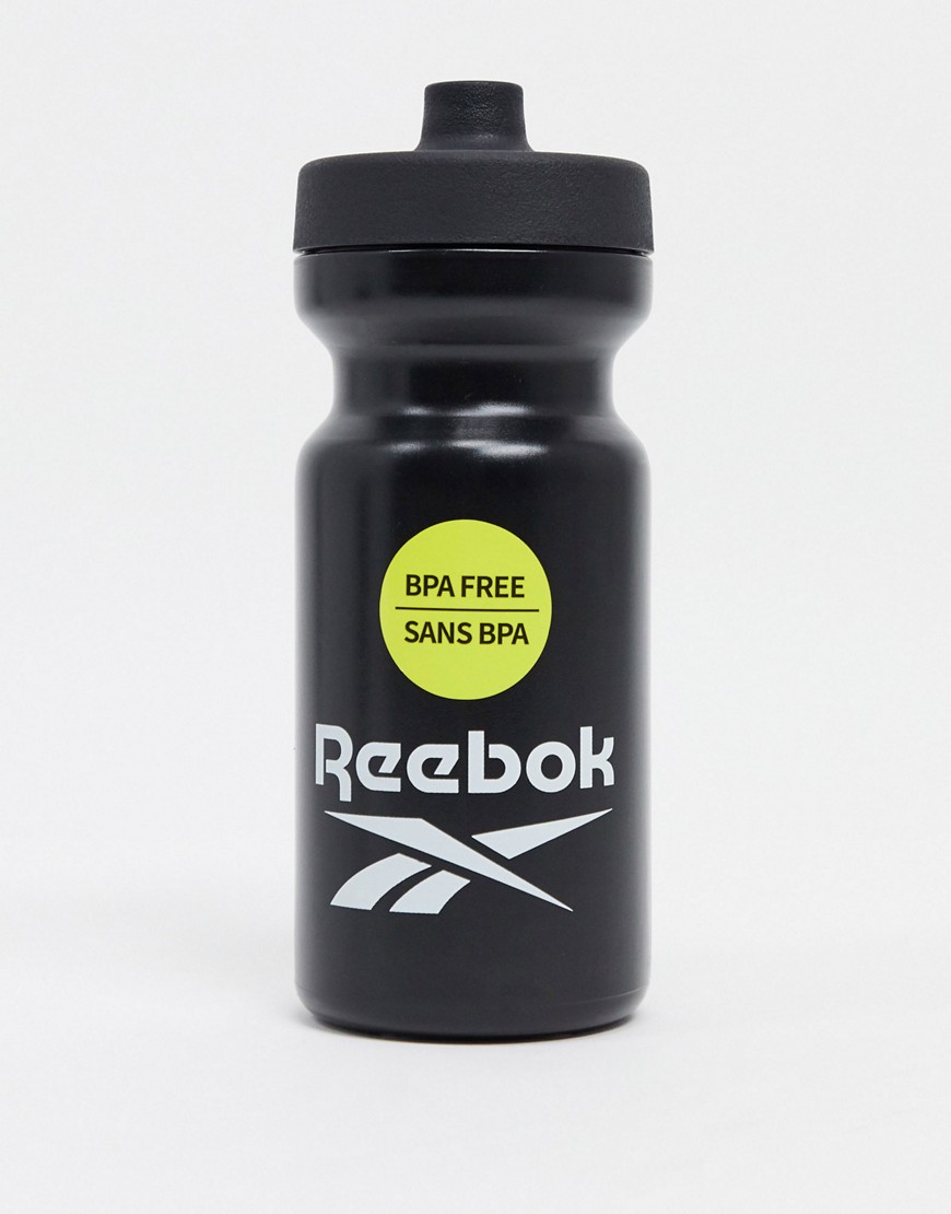 Reebok – Training – Svart vattenflaska med sportmunstycke