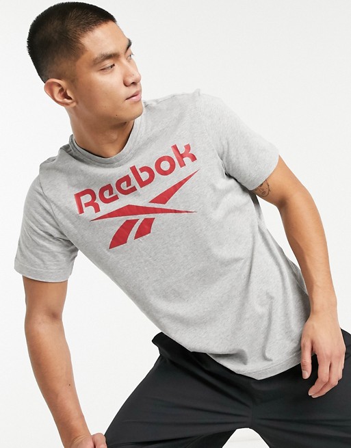 Reebok Training t-shirt in grey