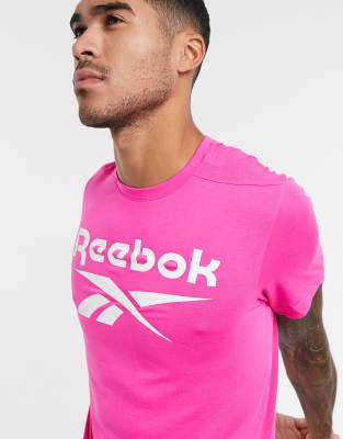 pink reebok shirt