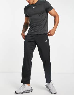 Training - T-shirt nero mélange a maniche corte - Reebok T-shirt donna  - immagine2