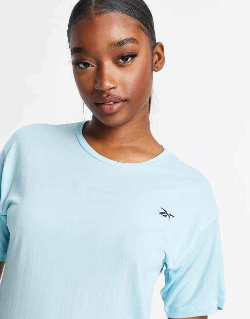 Reebok – Training Tech – Blå t-shirt