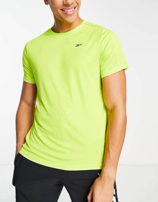 Reebok yellow 2024 t shirts