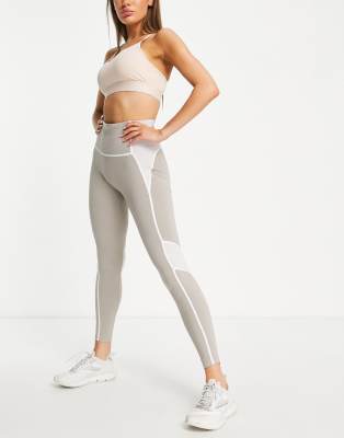 reebok speedwick color block legging