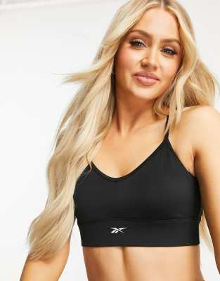 reebok strappy sports bra