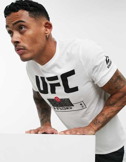 Reebok UFC Fan Gear Fight Week Tee, Black, X-Small 