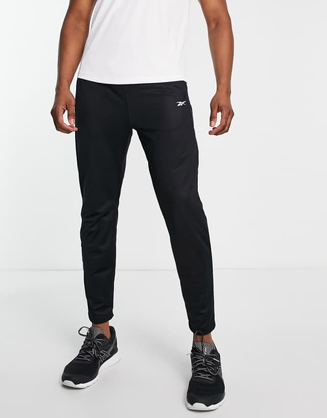 Reebok Training vector logo sweatpants in black