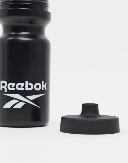 Reebok Training – Wasserflasche in Schwarz mit Sportverschluss, 4 von 4