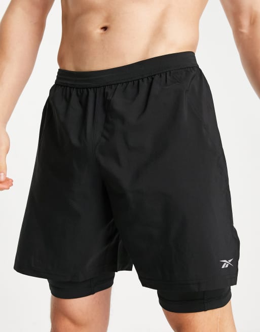 Training Workout Ready 2 in 1 shorts in black |