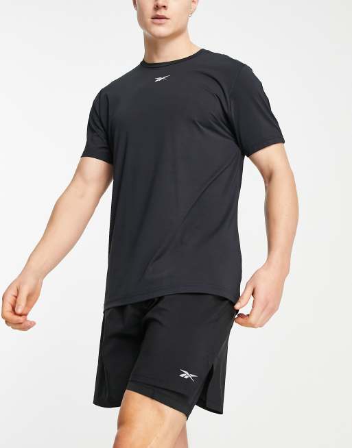 Reebok Training Workout Ready 2 in 1 shorts in black