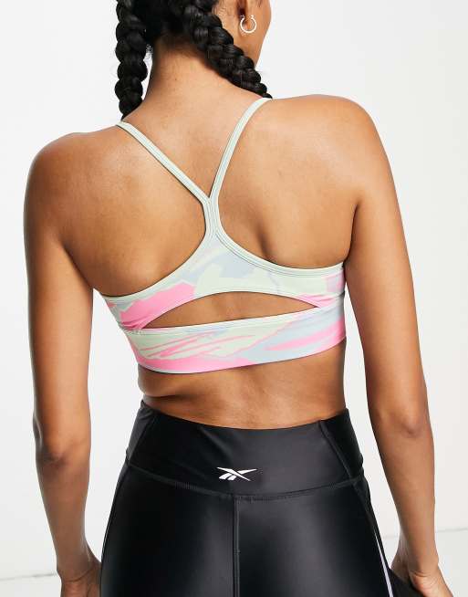 Workout Ready Sports Bra Peach Fuzz – Reebok Australia