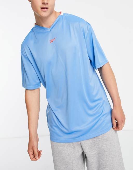 Reebok t shirt store blue