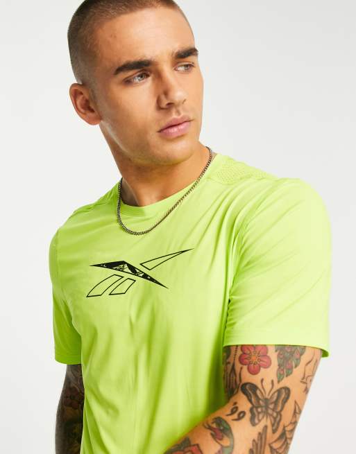 Reebok dri fit t shirt deals yellow