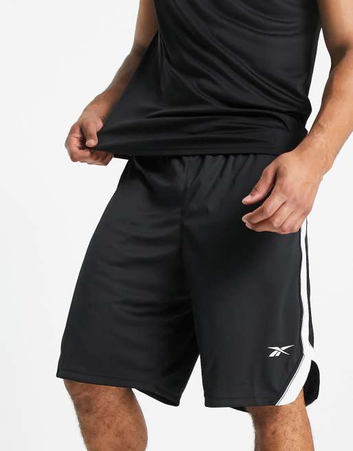 Reebok Training Workout Ready woven mesh shorts in black ASOS