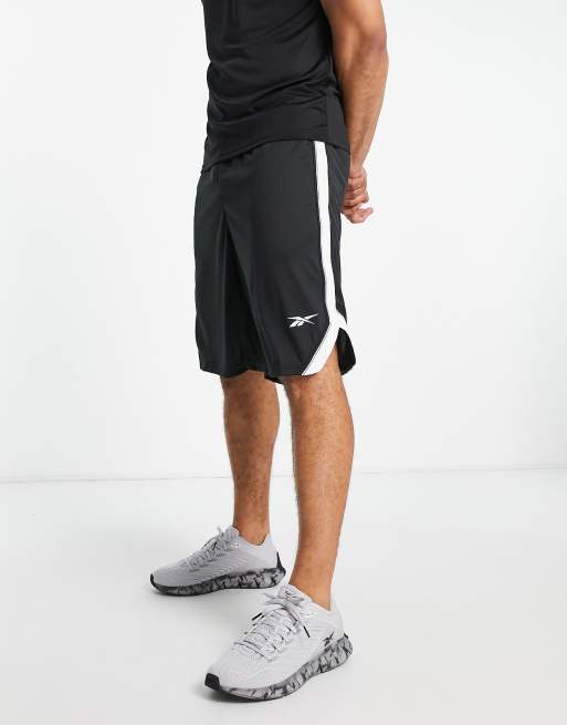 Reebok Training Workout Ready woven shorts in black