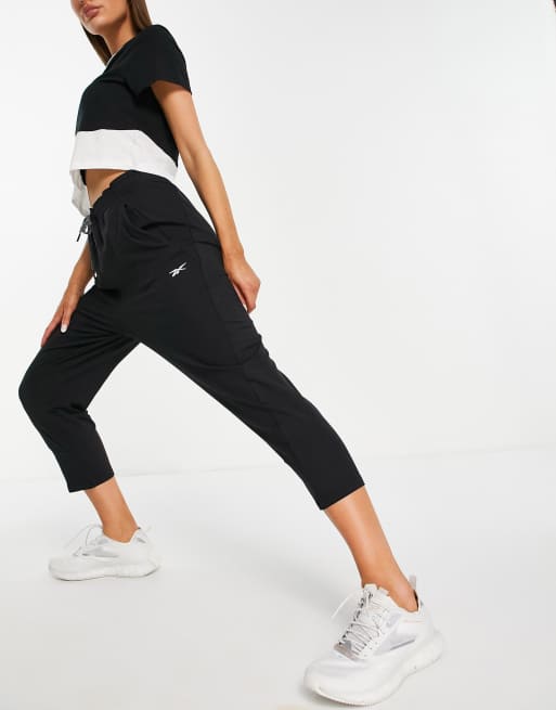 Reebok Jogger Sweatpants Womens XS Black Drawstring