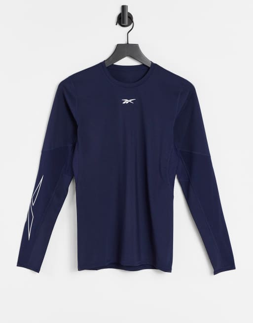 Reebok long clearance sleeve compression shirts