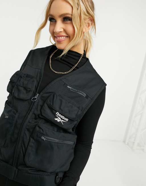 Reebok utility vest in black