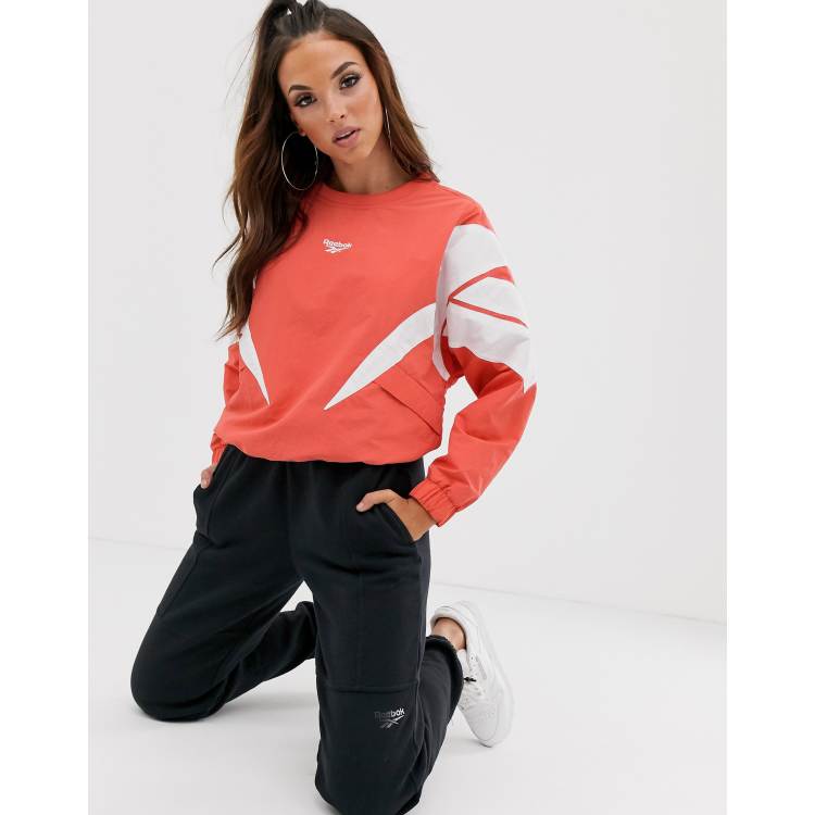 Reebok sweatshirt deals womens red