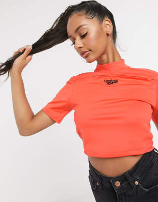 reebok orange t shirt