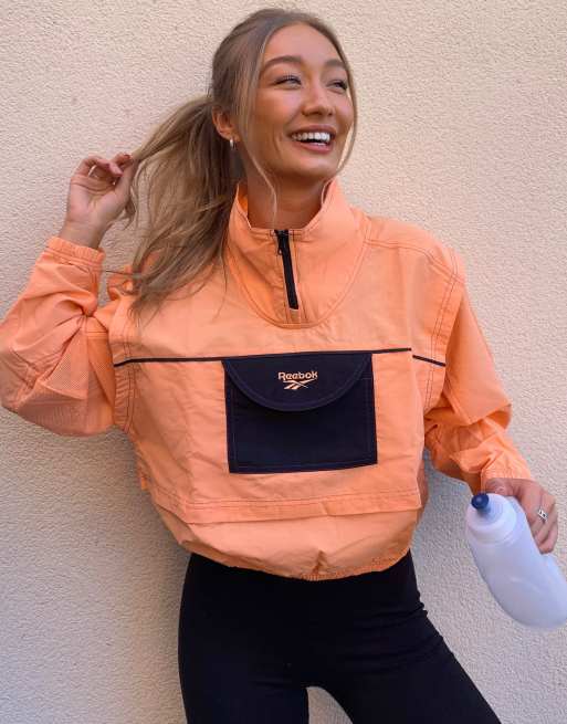 Reebok Vector windbreaker in orange