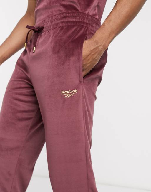 Reebok sales velour pants