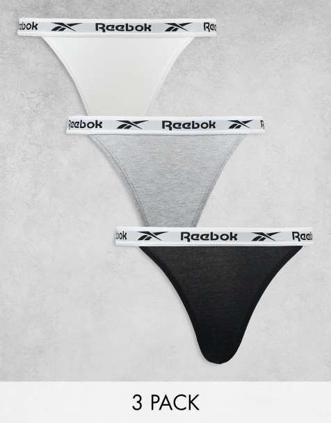 Reebok Verna Briefs in Black/White/Grey Marl - view 1
